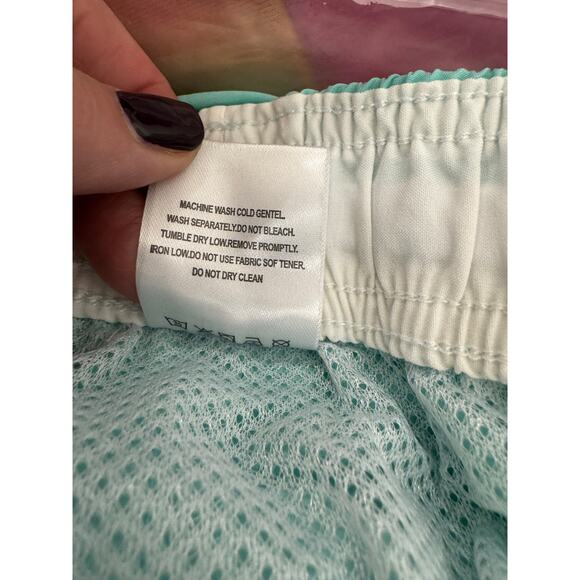 NWOT Men's Elastic Waist Swim Shorts Swimwear with Pockets 30 Small - Picture 7 of 8